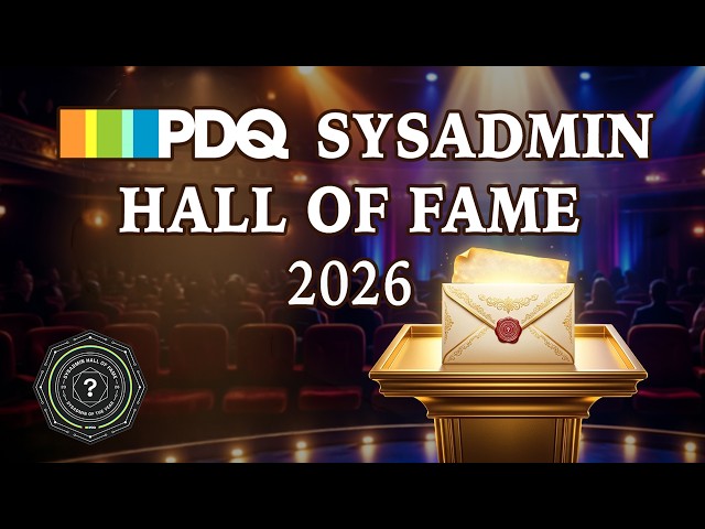 🔴Find out who will be in the 2026 Sysadmin Hall of Fame