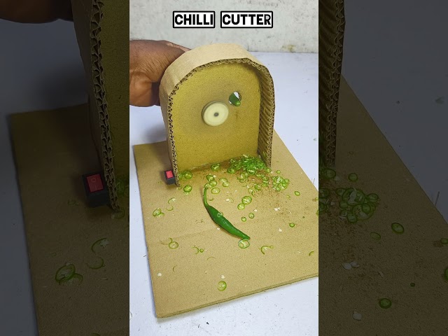 Chilli cutting tool diy 🌶️ #chilimachine #project #dcmotor #youtubeshorts #motor #shorts