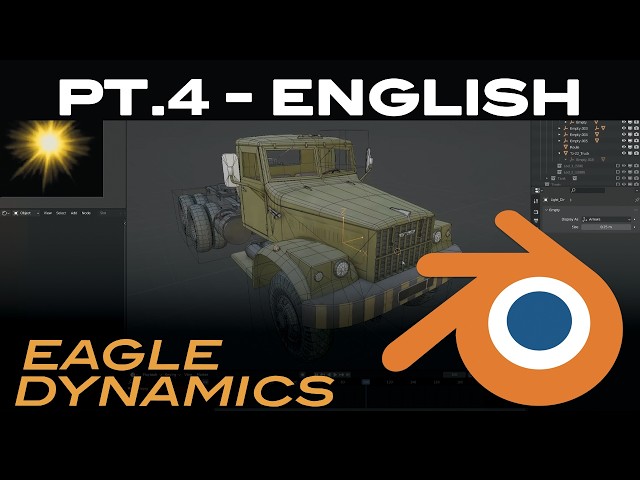 DCS Blender Exporter Part IV: Lighting, Damage and More - ENG