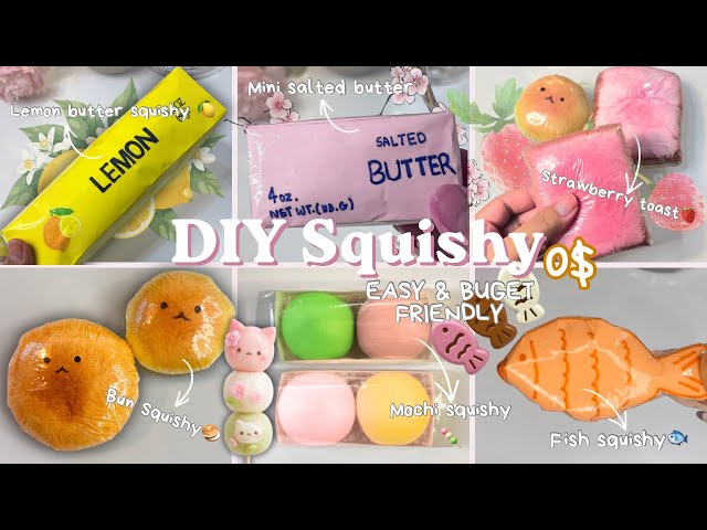DIY the viral Squishy at home ✨🍡✂️