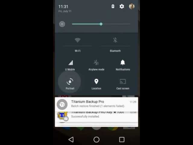 Android L screen rotation toggle's animation