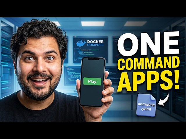 Docker Compose Tutorial for Beginners - Your Whole App in One Command
