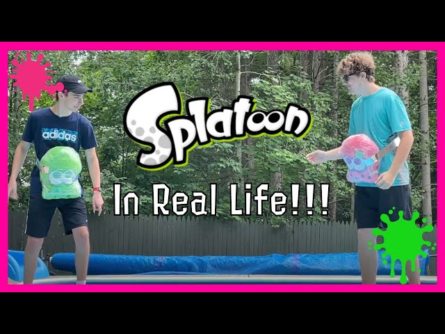 Playing Splatoon In Real Life!