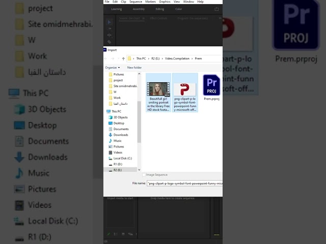 Premiere pro tutorial   How to import video premiere #Shorts #trending #premiere