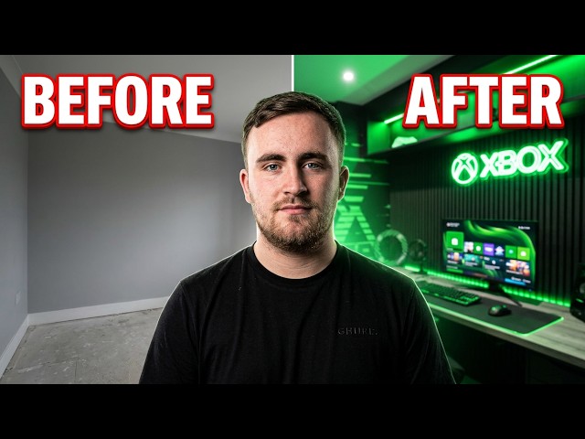 We Built a Pro Darts Player the Perfect Gaming Room