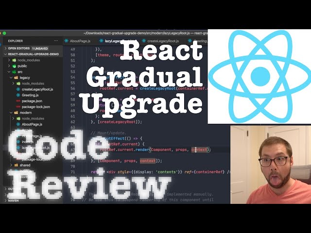 Code Review: React 17 Gradual Upgrade Demo