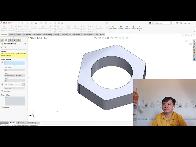 Mechanical Gripper Parts and Assembly in SolidWorks 🔥 | Complete 3D CAD Tutorial  NUT