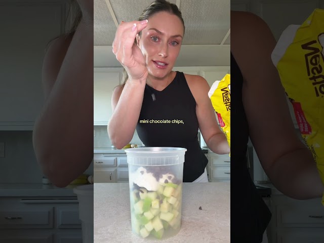 Caramel Apple Pre Workout Snack