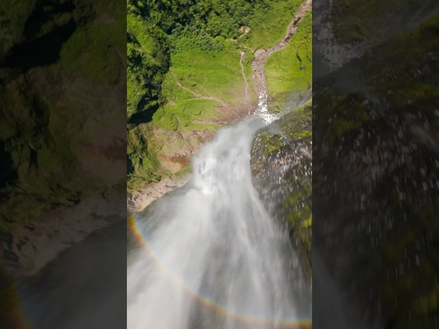 Peru’s biggest hidden gem #peru #waterfall