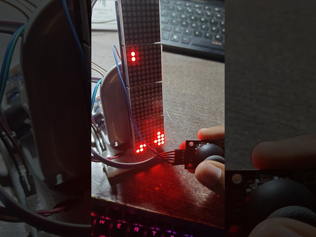 Tetris on LED Matrix | 4 in 1 LED Matrix with Arduino uno #arduino #tetris #arduinoproject #led