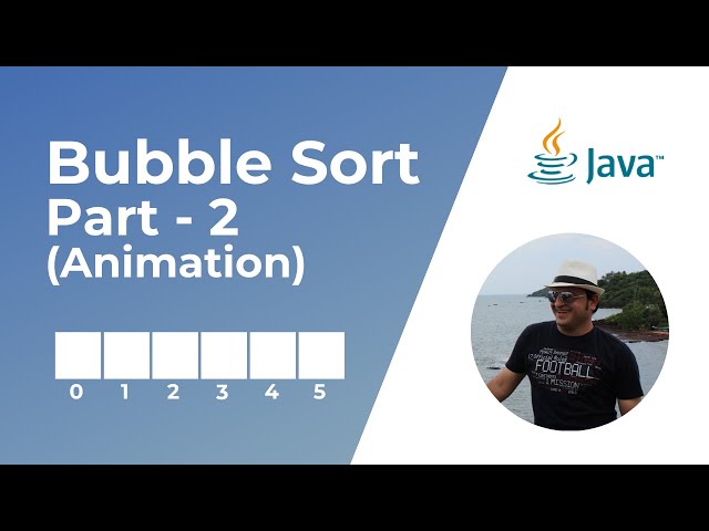 Bubble Sort in Java - Part 2 | Animation