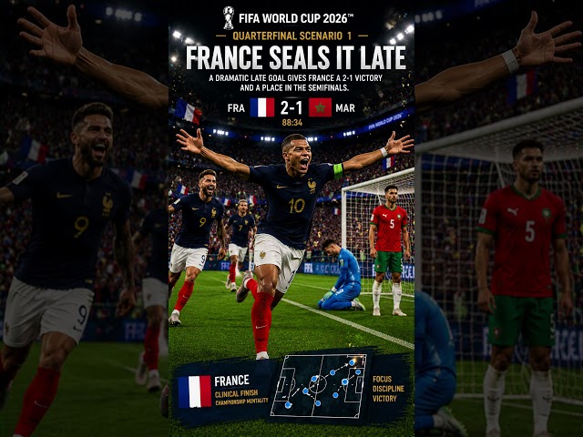 3 Ways France vs Morocco Could End | World Cup 2026 #footballshorts #footballanalysis #predictions