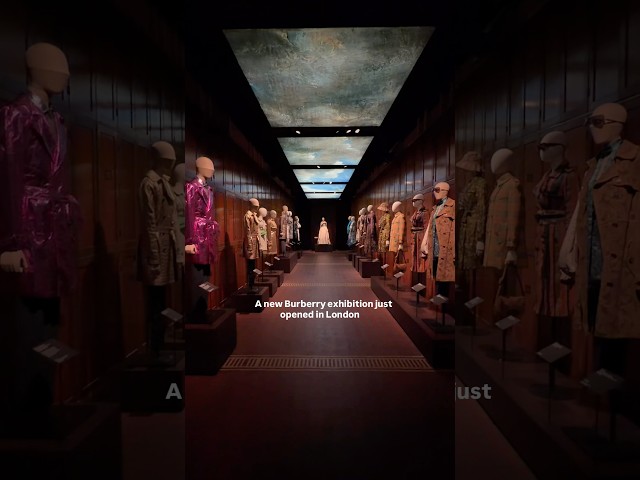 New Burberry exhibition in London 🤎 #thingstodoinlondon #burberry