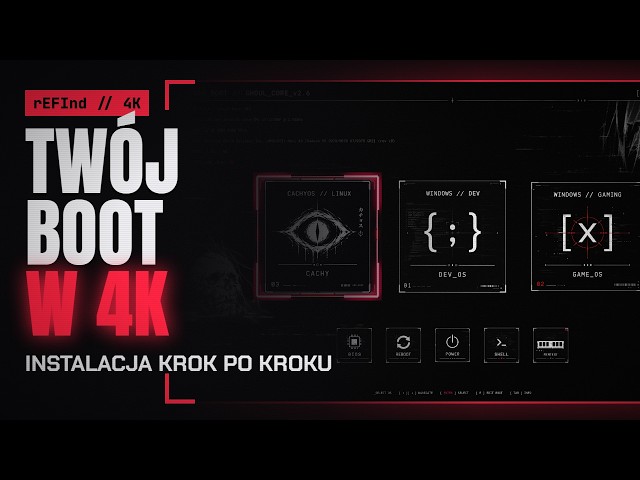 Twój bootloader w 4K? Instalacja motywu rEFInd krok po kroku (Ghoul Cyber)