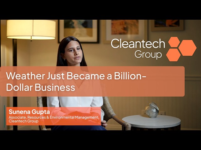 Weather Just Became a Billion-Dollar Business