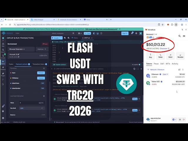 How to Create Flash USDT TRC20  I Easy update Method 2026
