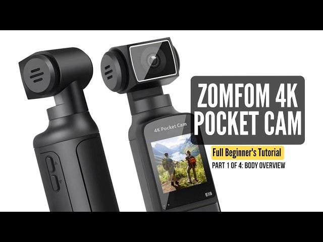 X3 Pro 4K Pocket Cam Complete Tutorial for Beginners | Part 1 | Camera Body