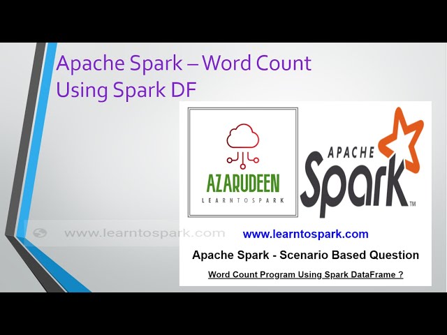 Apache Spark - Word Count Program Using Spark DataFrame | Azure Databricks