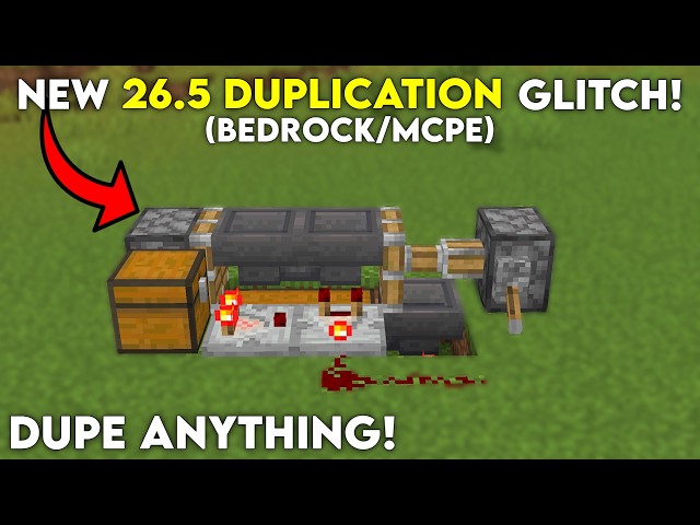 NEW! Infinite Item Duplication Glitch Minecraft Bedrock v26.50+! (Easy Survival)