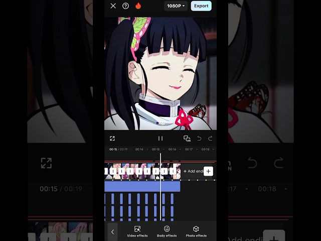 4 Characters Nunca Muda Edit Tutorial #capcut #shorts #anime