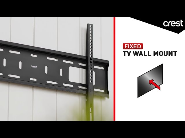 How to Install the Crest Fixed TV Wall Mount | Step-by-Step Guide