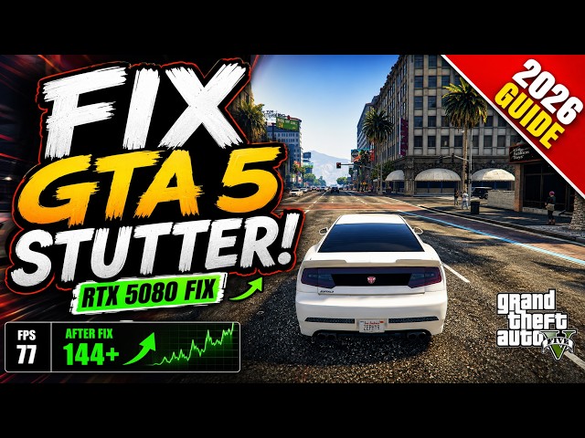 GTA 5 STUTTERING on RTX 5080?! Here's the Fix (2026)