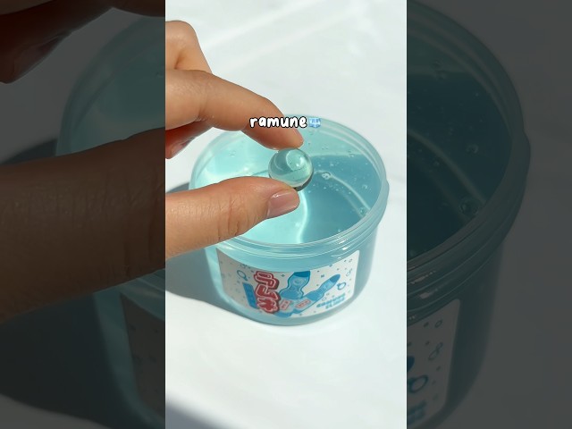 Japanese snack slime drop ASMR🍧 #japanesefood #slime #asmr #satisfying
