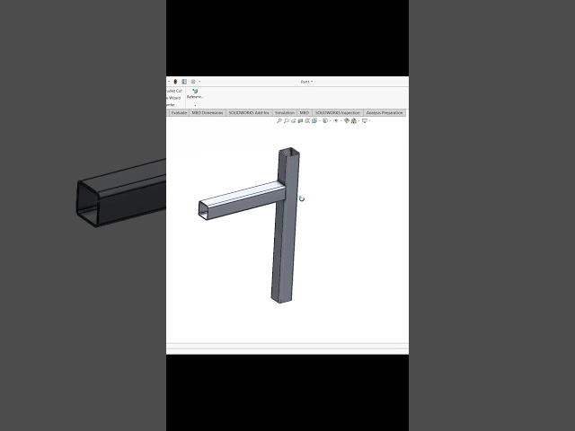 Design & Simulate a Basic Weldment in SolidWorks – In Seconds!