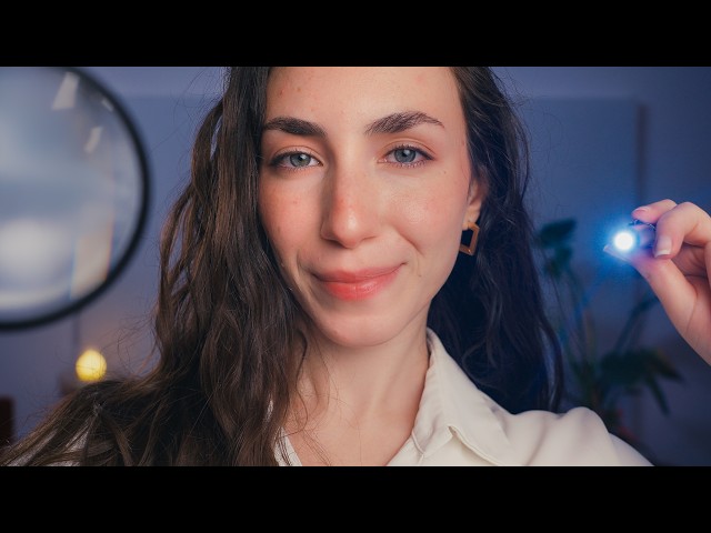 ASMR Detailed Eye Exam 👁️ Light Test, Focus Test & Peripheral Vision | Soft Spoken
