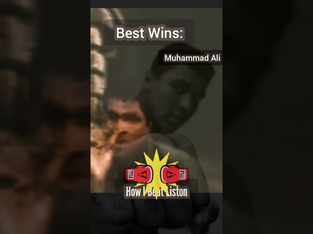 Unique Muhammad Ali - Story - How I Beat Liston #boxing