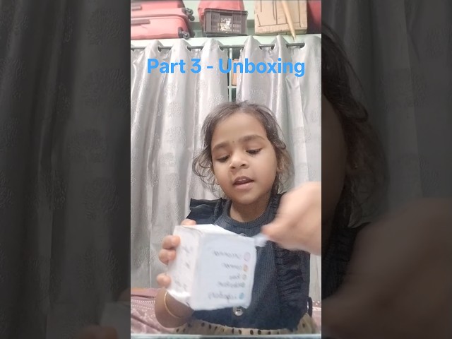 Veditha unveiling Mystery Boxes - Part 3 #Veditha #Anvitha #viral #mystery #unboxing #unboxingvideo