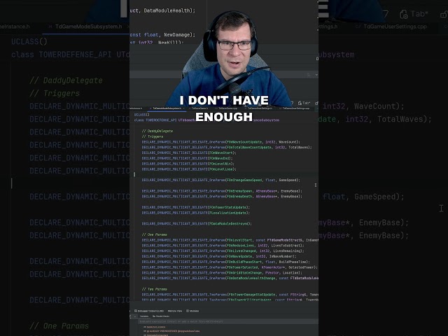 Can You Ever Have Enough Delegates? #gamedev