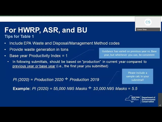 Hazardous Waste Reduction Planning Webinar Refresher & Case Studies - 5/19/21
