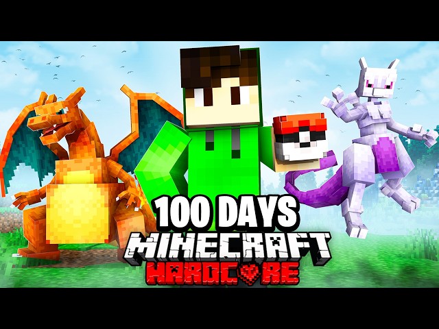 I Survived 100 Days in Minecraft Cobblemon!