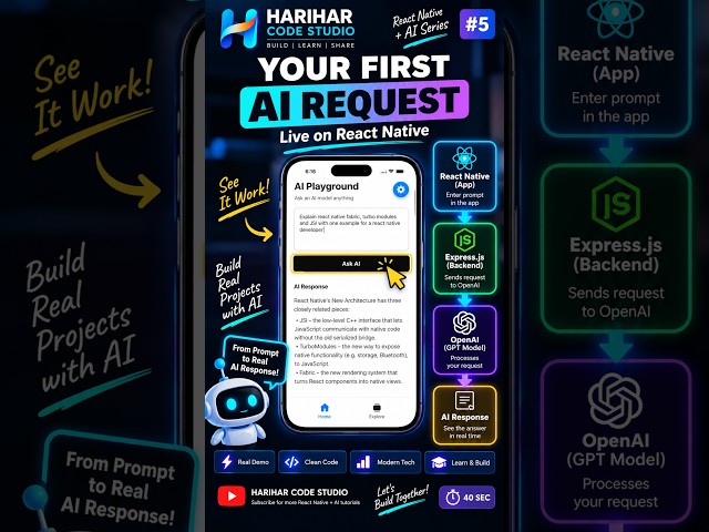 My First AI App in React Native 🚀 (Live Demo) | OpenAI