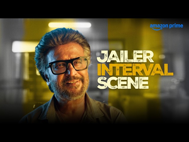 Rajinikanth ICONIC INTERVAL SCENE 🔥 😎 from Jailer #movie | Prime Video India #action #thalaivar 