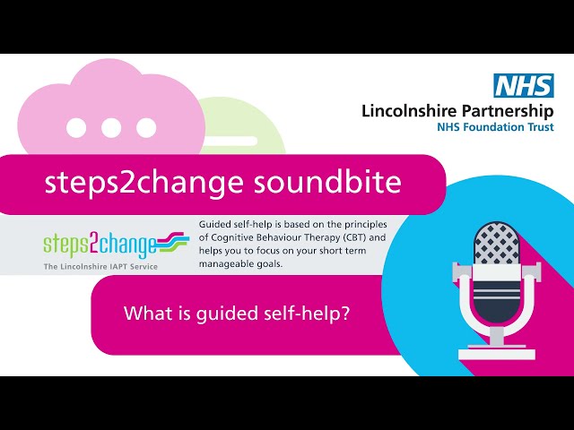 What is guided self-help? steps2change Lincolnshire soundbite