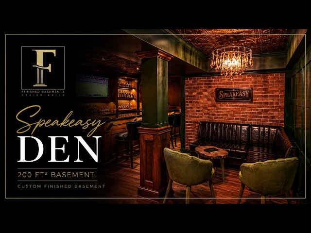 The Custom Speakeasy Den! 🥃
