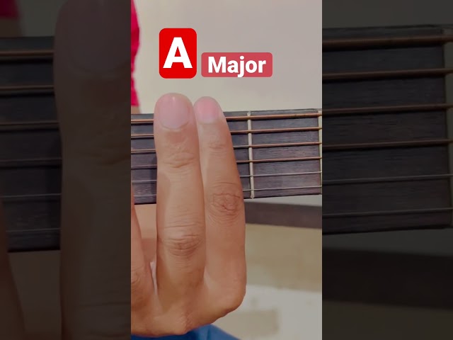 How To Play A Major Chord On Guitar #amajorchord #amajorguitar #guitarchord