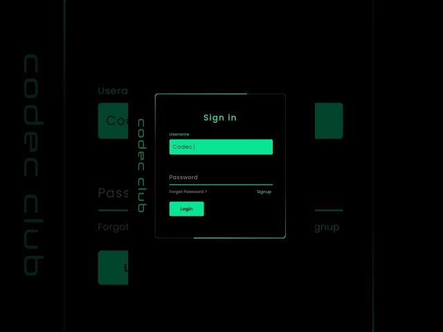 Animated Login Form using CSS only #cssdesign #100daysofcoding #htmlproject #html #loginform #coding