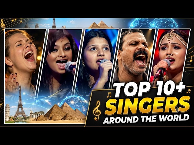 🎶🔥 Top 10+ Singers Around the World | Voices You Must Hear