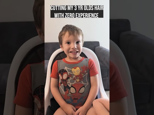 Giving My 3 YO A Haircut w/Zero Experience