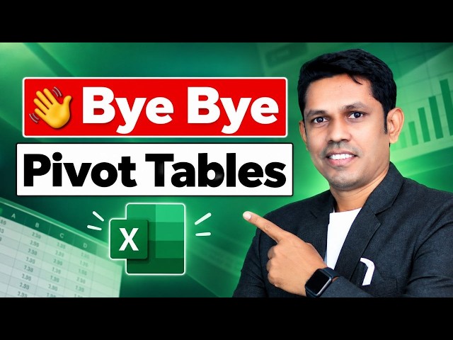 Forget PivotTables? Try This NEW Excel Function – PIVOTBY!