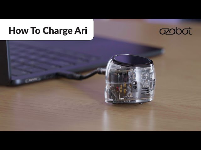 How to Charge Ari | Ozobot Ari Charging Instructions