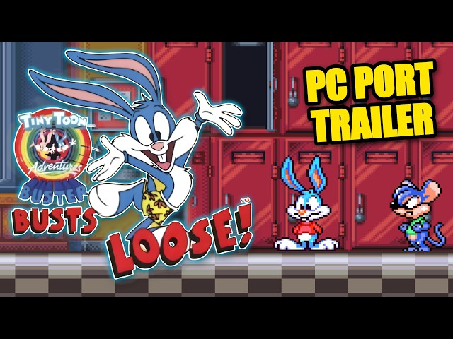 Tiny Toons: Buster Busts Loose PC Port - (Widescreen, Upscaling, Cheats & More)
