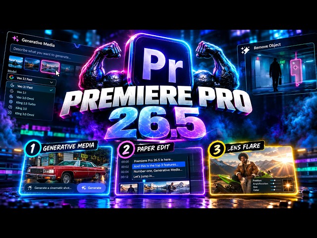 Premiere Pro 26.5 Generative AI: Everything You Need to Know