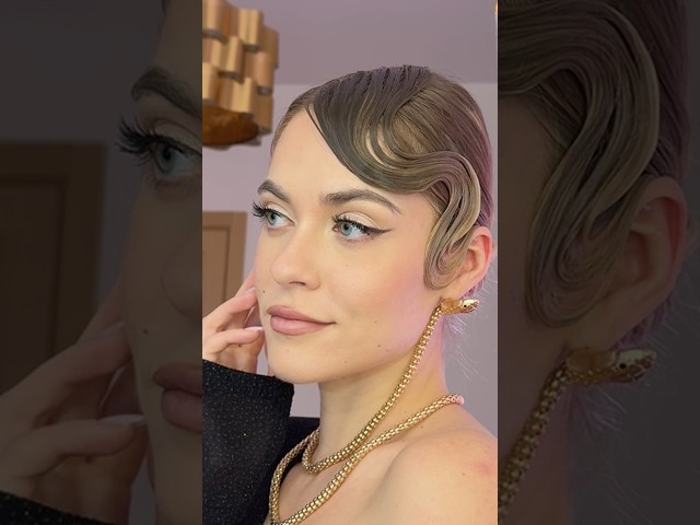 Wet hair wave tutorial #hairtutorial #beautytips #hairstyle #hairtok #latestinbeautylineupproducts