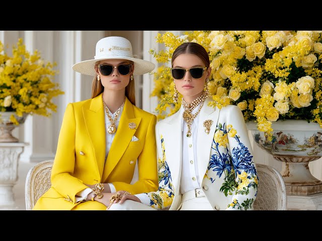Ralph Lauren Spring Summer 2026  Butter Yellow & Pearl – Radiant Summer Sophistication