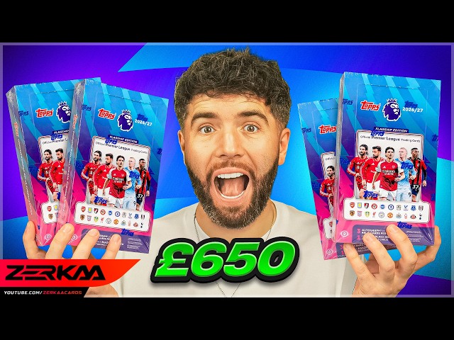 OPENING 4 *NEW* PREMIER LEAGUE BOXES! (£650)