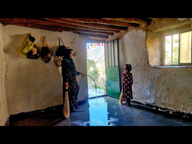 Touba Wants to Prepare Her Stone House Before the Cold Season Arrives ❤️